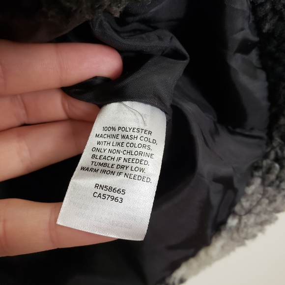 BP plaid Buffalo check full zip up sherpa jacket M - Picture 3 of 4